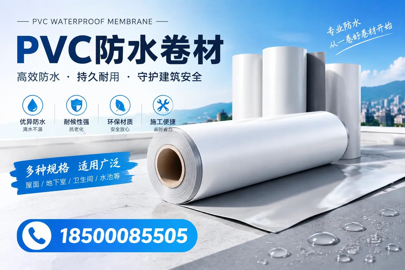 如何选择适合的PVC防水卷材？专家为您解答北京的需求