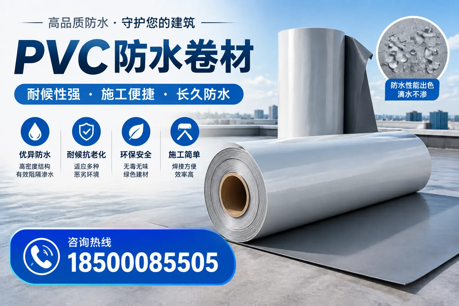 pvc防水卷材在北京的行业应用前景分析